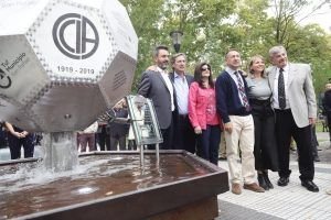 Mirá las fotos de la inauguración del Monolito del Centenario