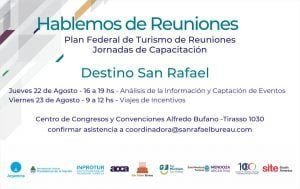 22 y 23/08 Talleres Turismo de reuniones en Centro de Congresos