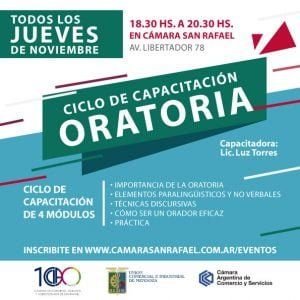 Jueves de Noviembre: Ciclo de Capacitación de Oratoria