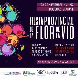 Fiesta Provincial de la Flor de la Vid: la cultura del vino y los sabores