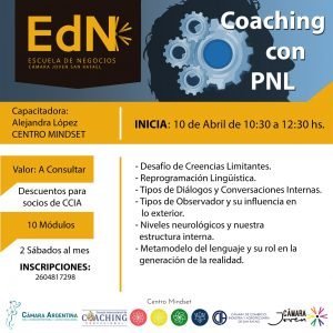 Formación en Coaching con Programación Neurolingüística.