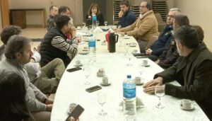 Reunión por cámaras de seguridad y hechos delictivos en el centro